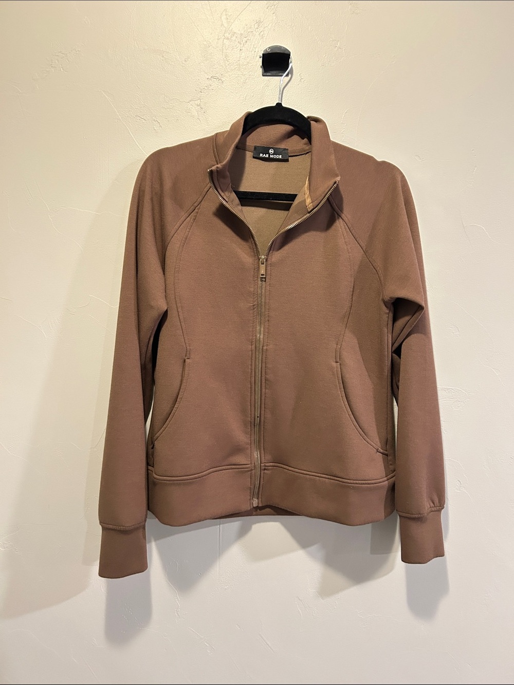 Rae Mode Women's Brown Full-Zip Jacket